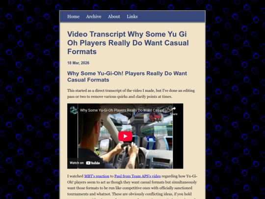 posts/2026-03-18-Video-Transcript-Why-Some-Yu-Gi-Oh-Players-Really-Do-Want-Casual-Formats screenshot