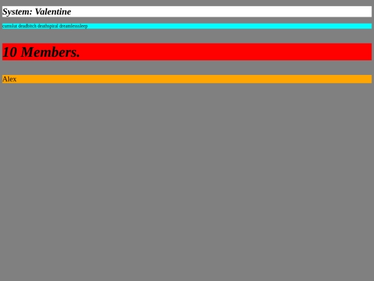 system screenshot
