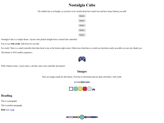 nostalgia-cube screenshot