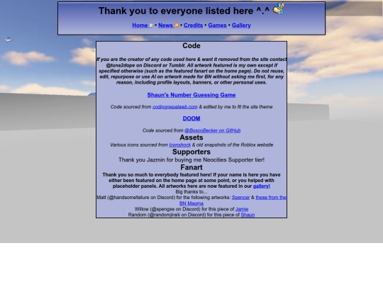credits screenshot
