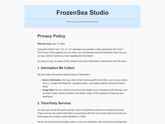 privacy-policy screenshot