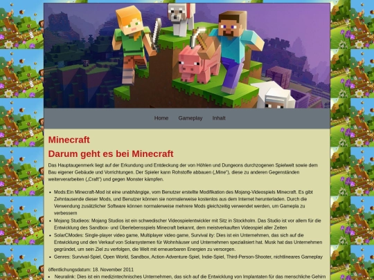 Inhalt screenshot