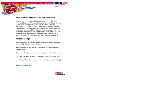 litlibrary/huckfinn screenshot