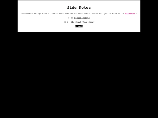 notes screenshot