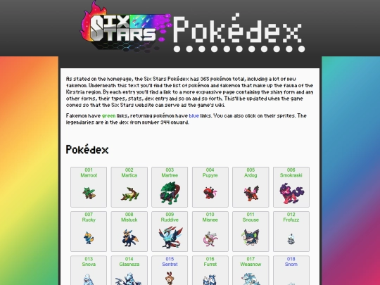 SixStars/pokedex screenshot