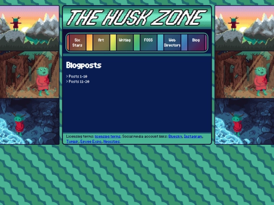 blog screenshot