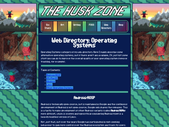 webdirectory/operatingsystems screenshot