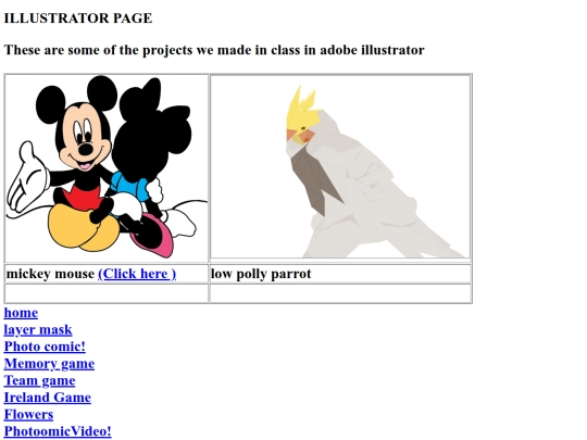 illustrator page screenshot