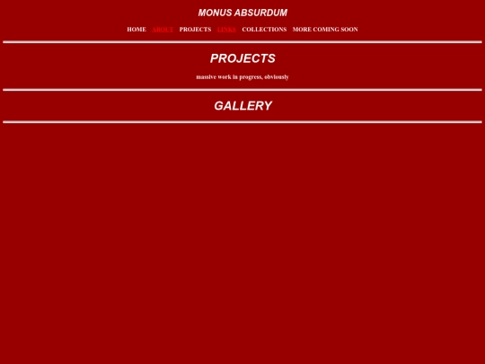 projects screenshot
