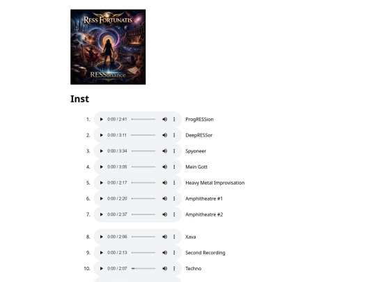 albums/instr screenshot