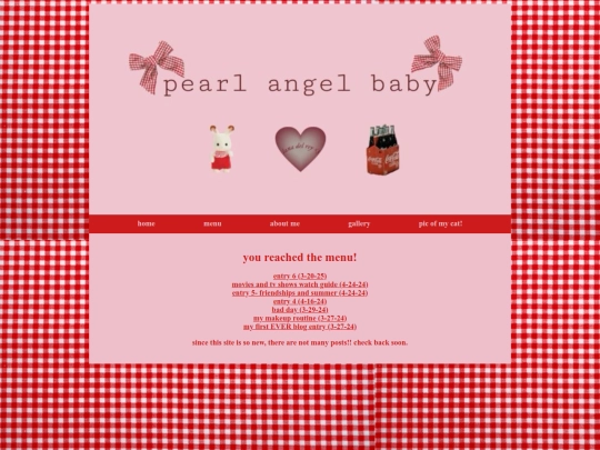 menu screenshot
