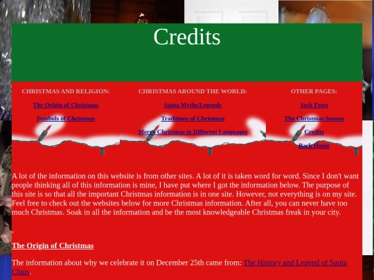 Credits screenshot
