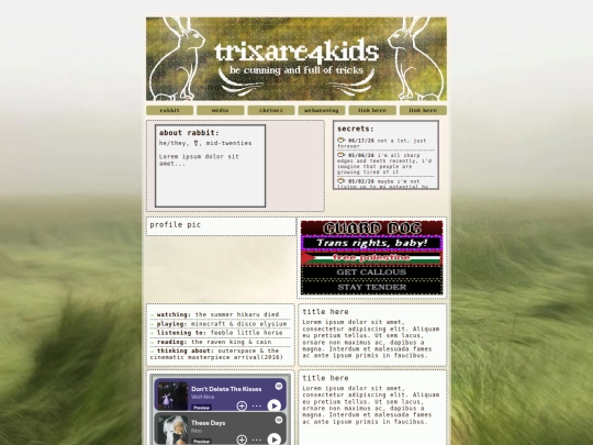 index screenshot