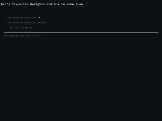 recipes screenshot