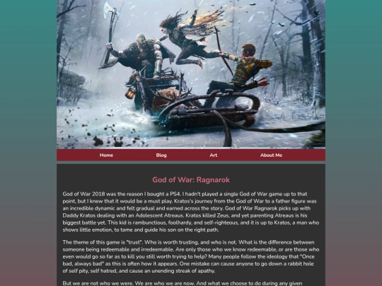 Blog/gowr screenshot