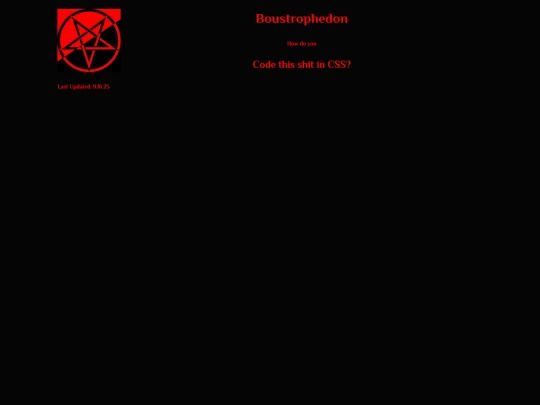 boustrophedon screenshot
