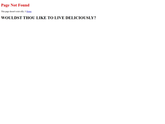 not_found screenshot