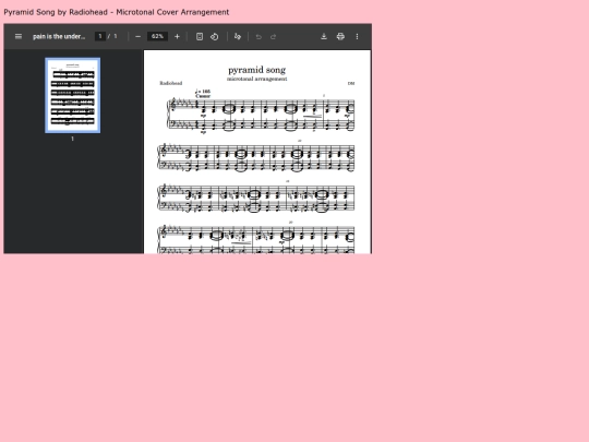 arrangements screenshot