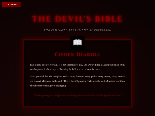 the_devils_dialect/index.html/devils_bible screenshot