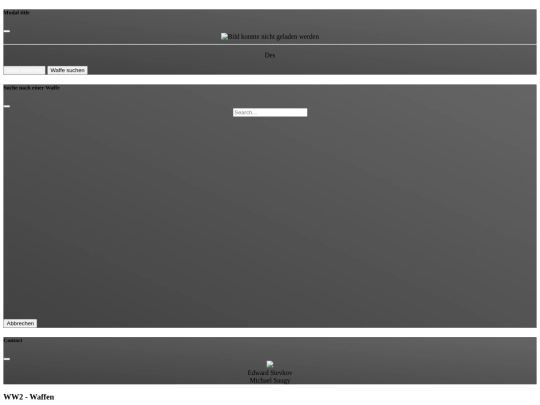 WeaponList screenshot