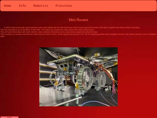 Robotics screenshot