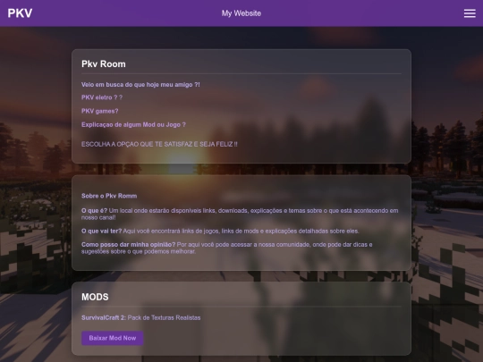 pkv site screenshot