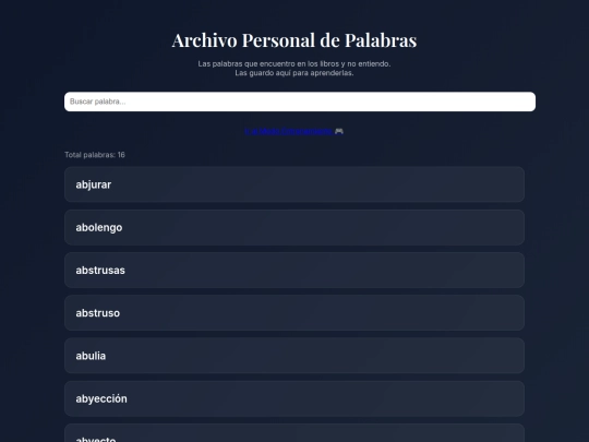 index screenshot