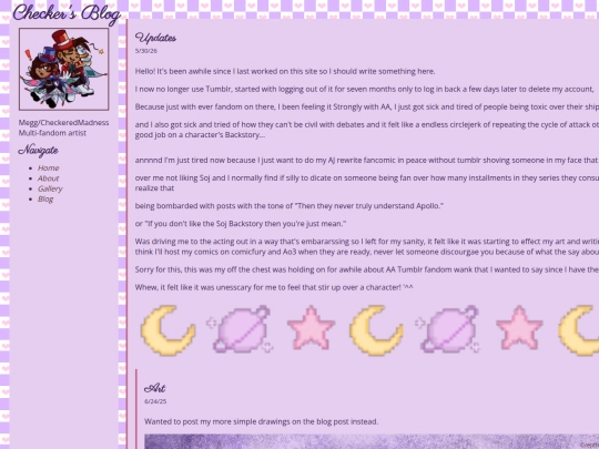 blog screenshot