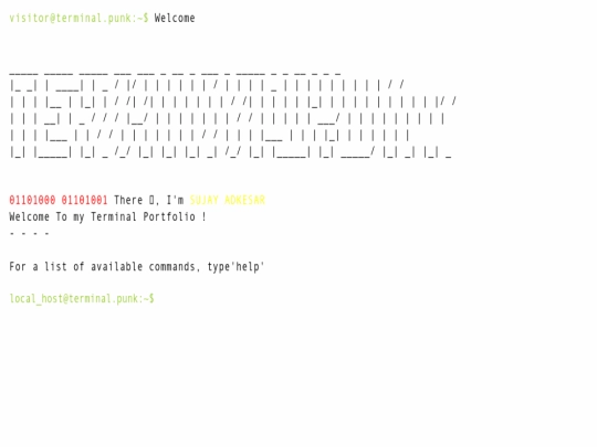 index screenshot