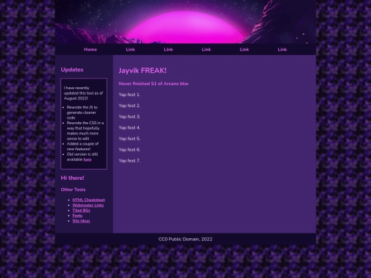 index screenshot