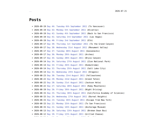 posts screenshot