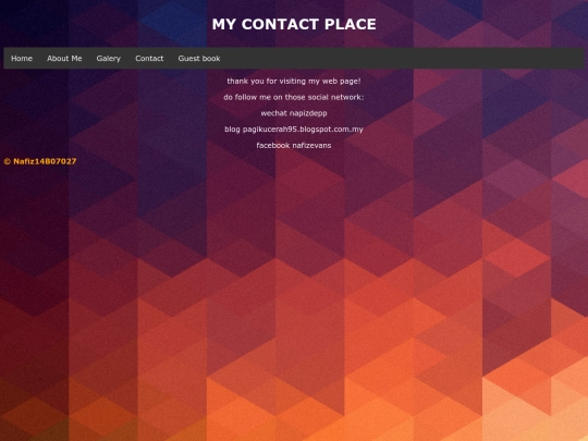 contact screenshot