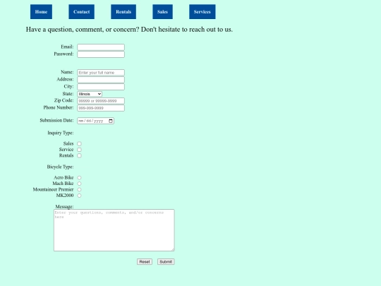 contact screenshot