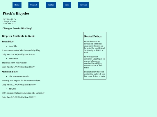 rentals screenshot