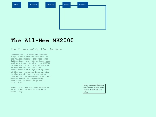 sales screenshot