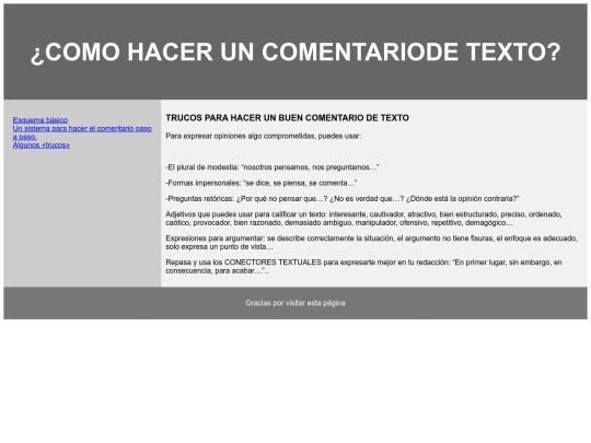 trucoscomentario screenshot