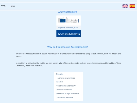 TFG/lan/ENaccess2maket screenshot