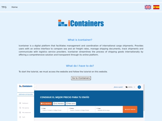 TFG/lan/ENicontainer screenshot