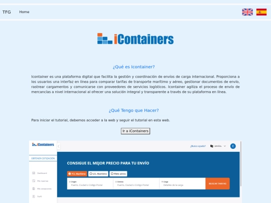 TFG/webs/icontainer screenshot