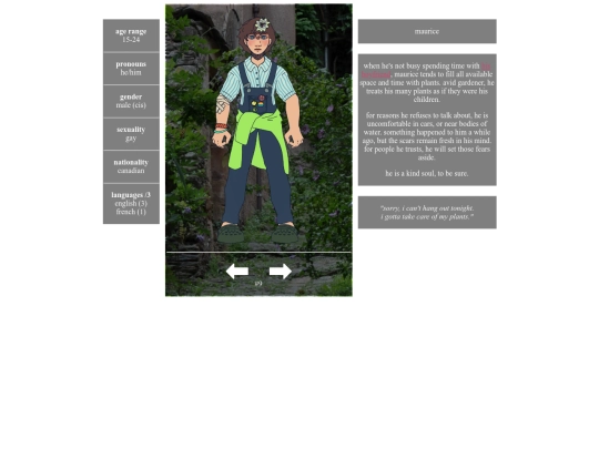 char/maurice-cf screenshot
