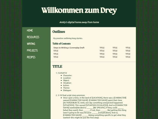 writingoutlines screenshot