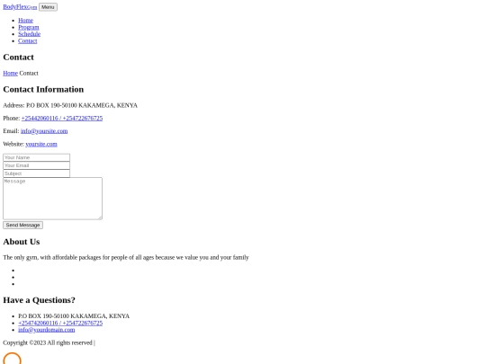 contact screenshot