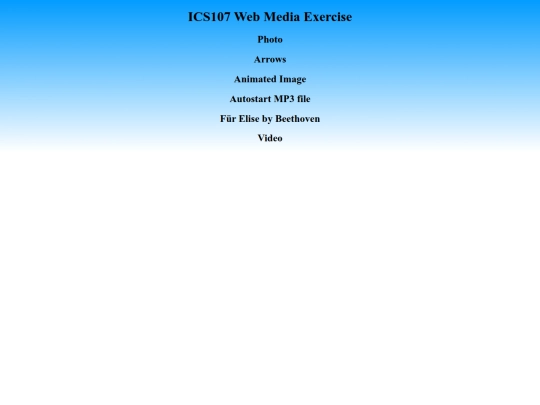 exercises/webmedia screenshot
