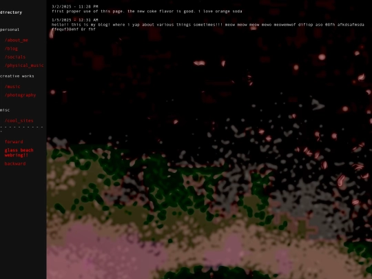 blog screenshot
