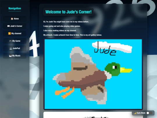 Corner screenshot