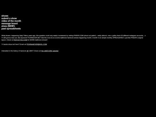index screenshot