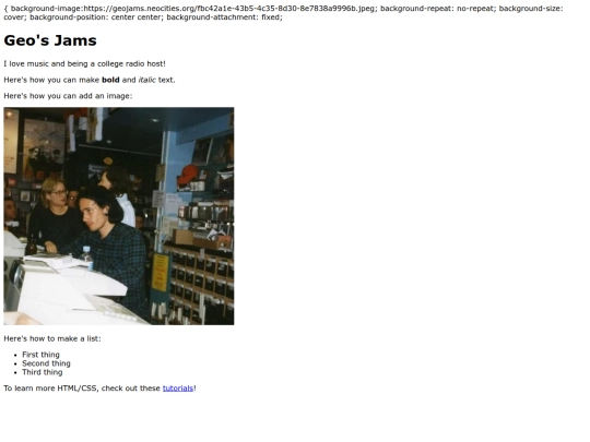 index screenshot