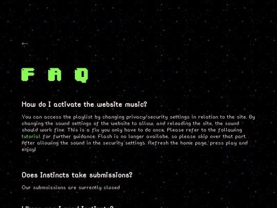 faq screenshot