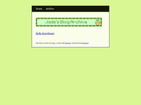 zoneletsarchive screenshot