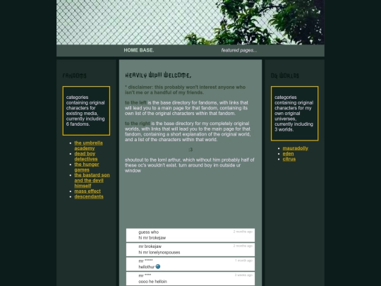 index screenshot